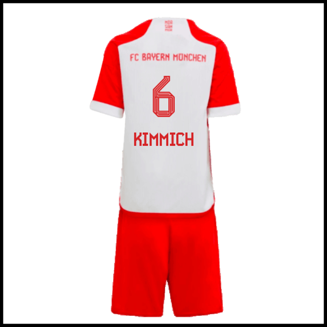 Nogometni Dres FC Bayern München Dječji KIMMICH #6 Domaći Komplet 2023-2024