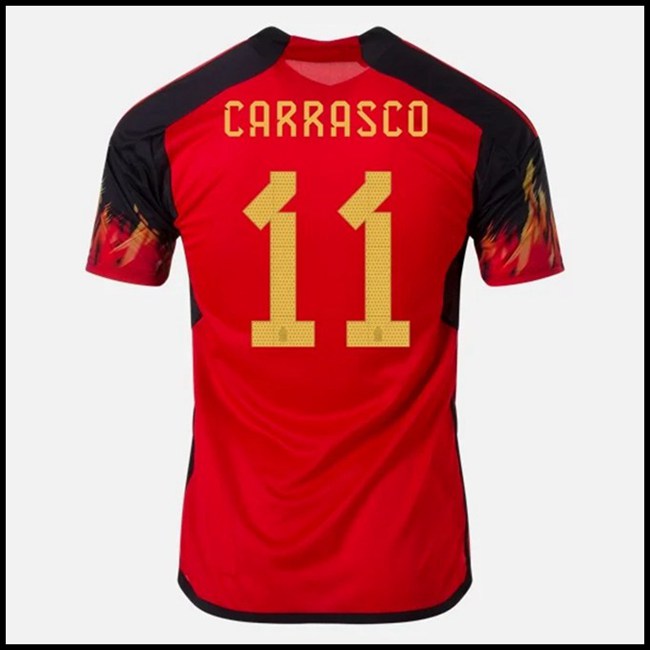 Nogometni Dres Belgija CARRASCO #11 Domaći Komplet Svjetsko Prvenstvo 2022