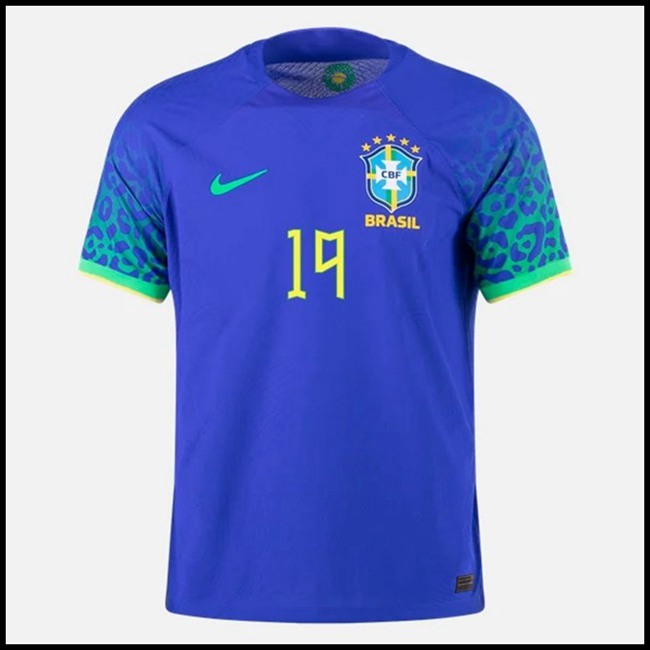Brazil RAPHINHA #19 Odjeća,cijena Nogometni Dres Brazil RAPHINHA #19 Gostujući Komplet Svjetsko Prvenstvo 2022 hrvatska