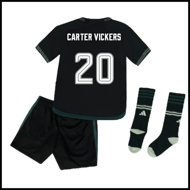 Nogometni Dres Celtic Dječji CARTER VICKERS #20 Gostujući Komplet 2023-2024