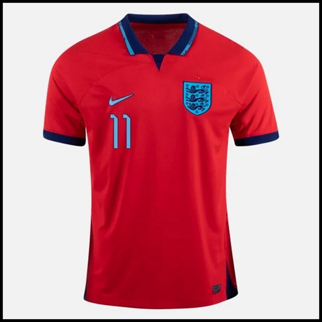 Engleska SAKA #11 Trenirke,gdje kupiti Nogometni Dres Engleska SAKA #11 Gostujući Komplet Svjetsko Prvenstvo 2022 online shop hrvatska