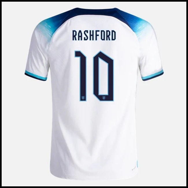 Nogometni Dres Engleska RASHFORD #10 Domaći Komplet Svjetsko Prvenstvo 2022