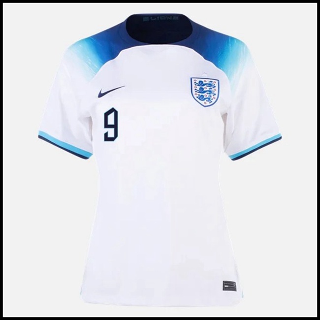 Engleska KANE #9 Dres,prodaja Nogometni Dres Engleska Ženska KANE #9 Domaći Komplet Svjetsko Prvenstvo 2022 trgovina