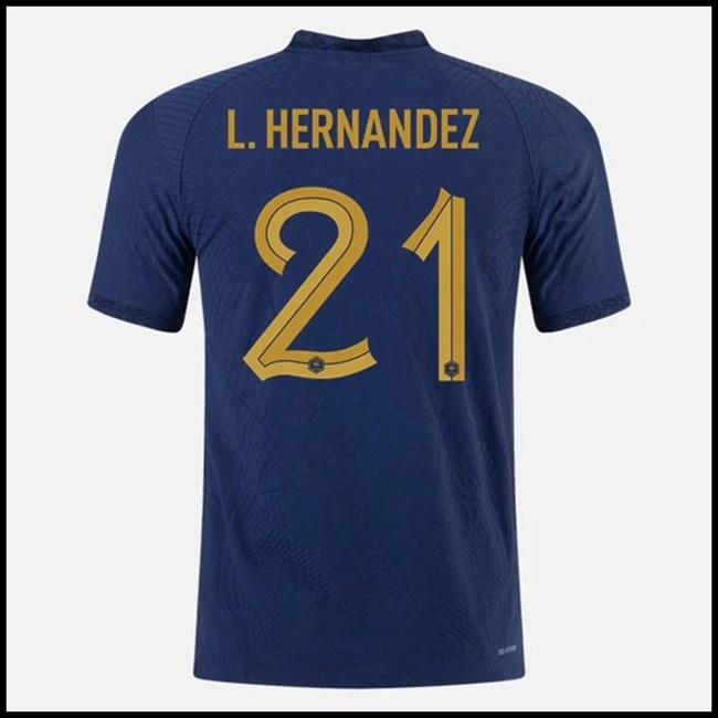 Nogometni Dres Francuska L HERNANDEZ #21 Domaći Komplet Svjetsko Prvenstvo 2022