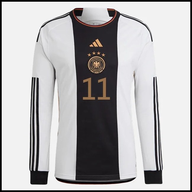 Njemačka REUS #11 Dres,kupovina Nogometni Dres Njemačka REUS #11 Dugim Rukavima Domaći Komplet Svjetsko Prvenstvo 2022 komplet