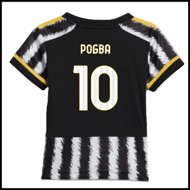 Nogometni Dres Juventus Dječji POGBA #10 Domaći Komplet 2023-2024