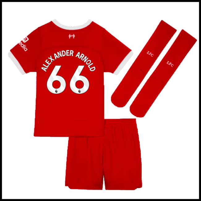 Nogometni Dres Liverpool Dječji ALEXANDER ARNOLD #66 Domaći Komplet 2023-2024