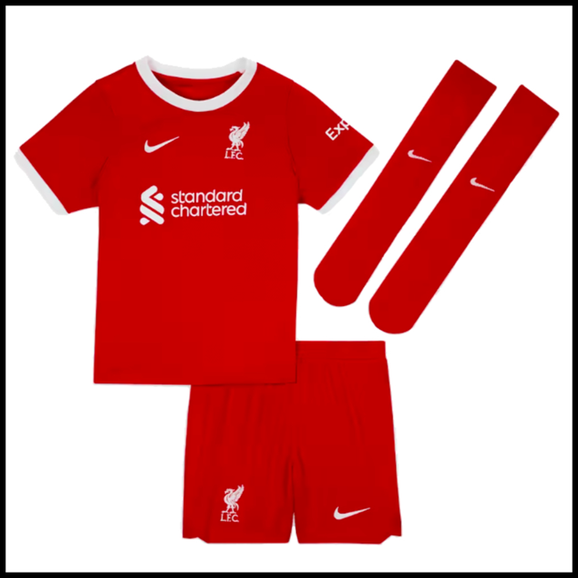 Liverpool RUSH #9 Trenirke,novo Nogometni Dres Liverpool Dječji RUSH #9 Domaći Komplet 2023-2024 web shop