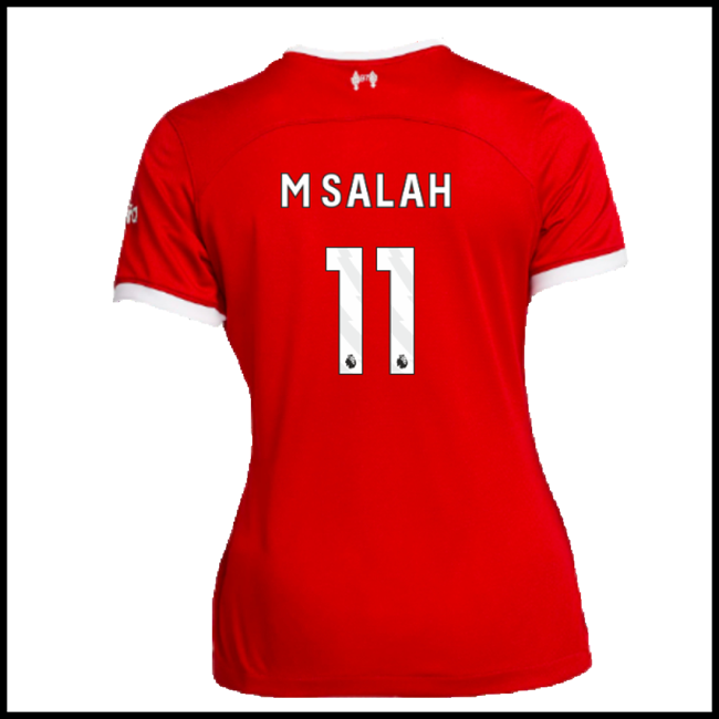 Nogometni Dres Liverpool Ženska M SALAH #11 Domaći Komplet 2023-2024