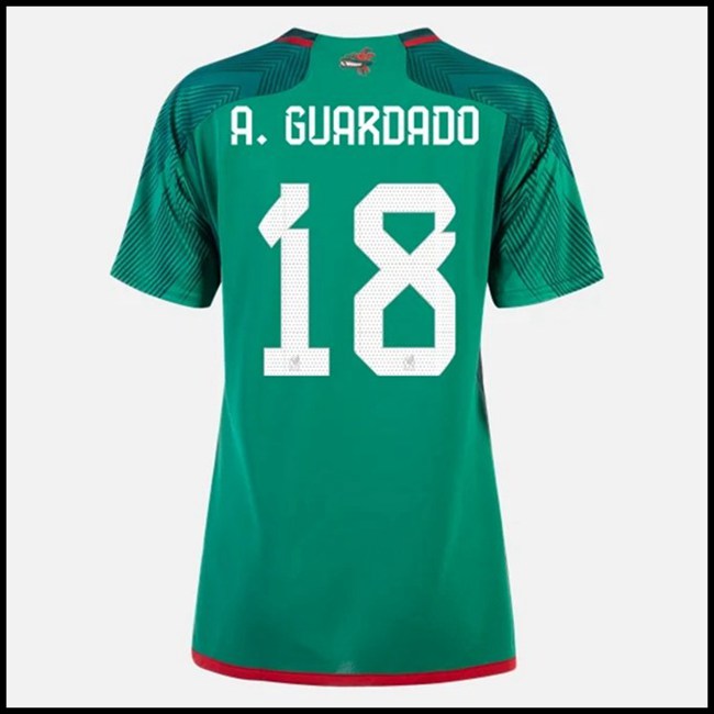 Nogometni Dres Meksiko Ženska A GUARDADO #18 Domaći Komplet Svjetsko Prvenstvo 2022