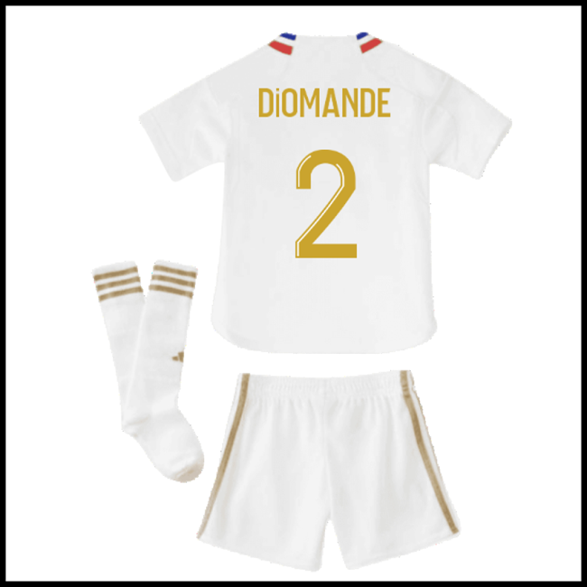 Nogometni Dres Olympique Lyonnais Dječji DIOMANDE #2 Domaći Komplet 2023-2024