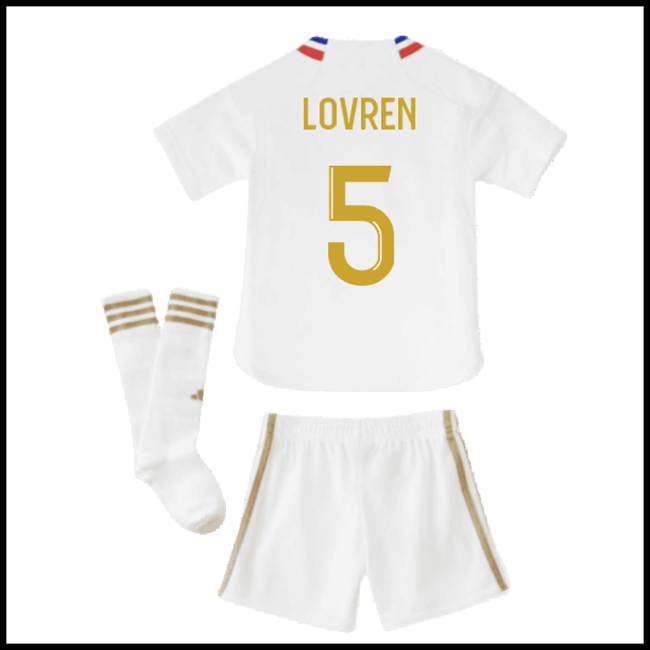 Nogometni Dres Olympique Lyonnais Dječji LOVREN #5 Domaći Komplet 2023-2024