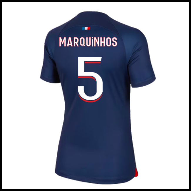 Nogometni Dres Paris Saint Germain PSG Ženska MARQUINHOS #5 Domaći Komplet 2023-2024