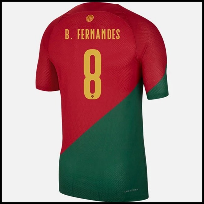 Nogometni Dres Portugal B FERNANDES #8 Domaći Komplet Svjetsko Prvenstvo 2022