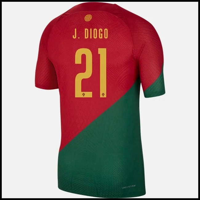 Nogometni Dres Portugal J DIOGO #21 Domaći Komplet Svjetsko Prvenstvo 2022