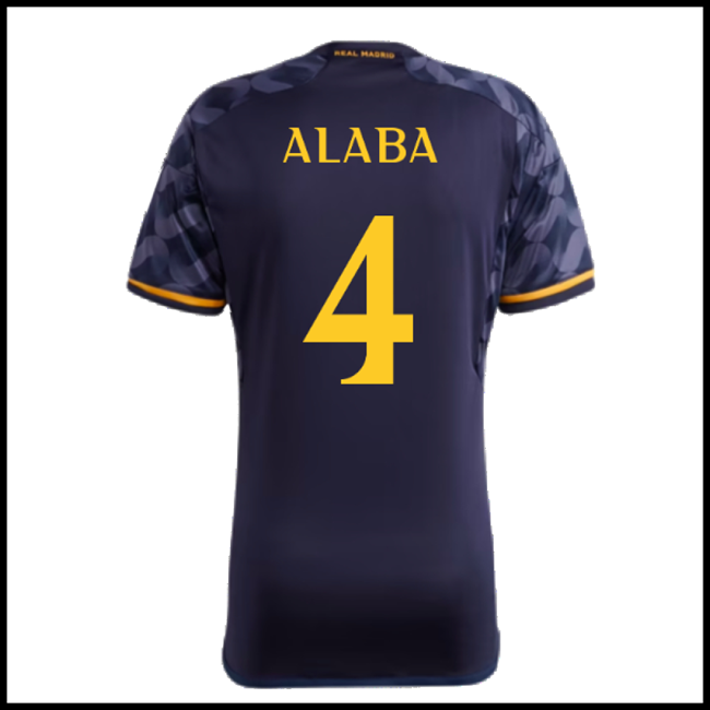 Nogometni Dres FC Real Madrid ALABA #4 Gostujući Komplet 2023-2024