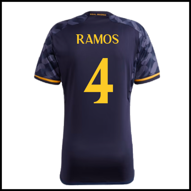 Nogometni Dres FC Real Madrid RAMOS #4 Gostujući Komplet 2023-2024