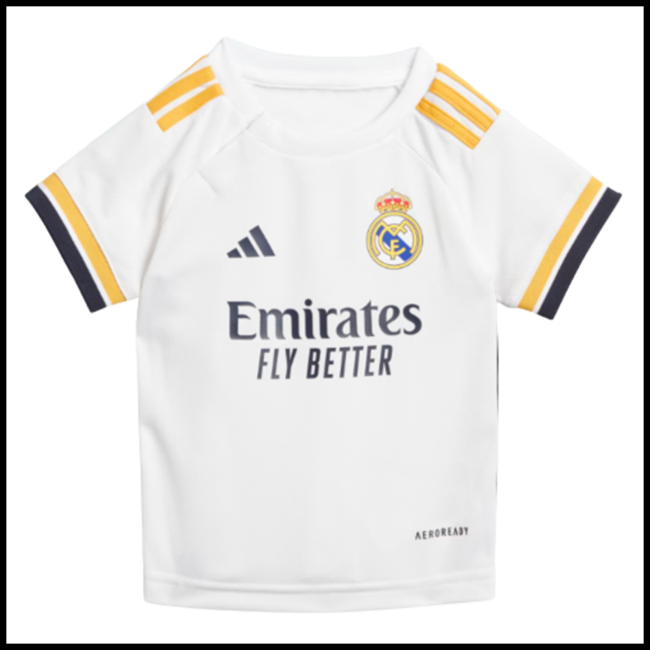 FC Real Madrid Trenirke,outlet Nogometni Dres FC Real Madrid Dječji Domaći Komplet 2023-2024 webshop