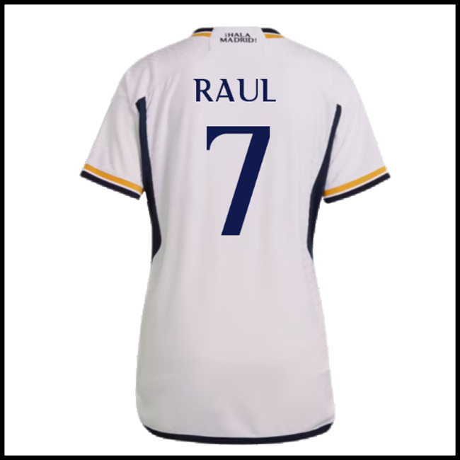 Nogometni Dres FC Real Madrid Ženska RAUL #7 Domaći Komplet 2023-2024