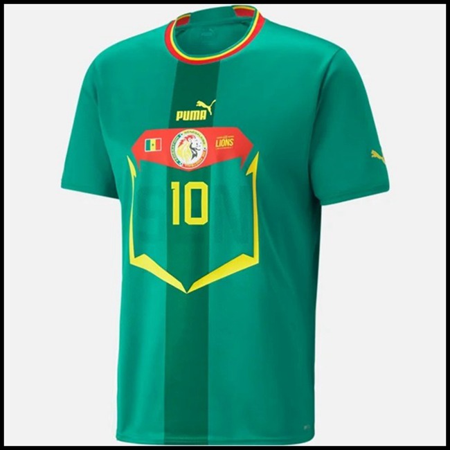 Senegal MANE #10 Dresovi,cijena Nogometni Dres Senegal MANE #10 Domaći Komplet Svjetsko Prvenstvo 2022 hrvatska