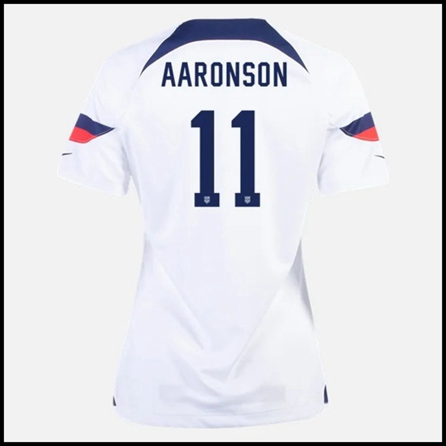 Nogometni Dres SAD Ženska AARONSON #11 Domaći Komplet Svjetsko Prvenstvo 2022