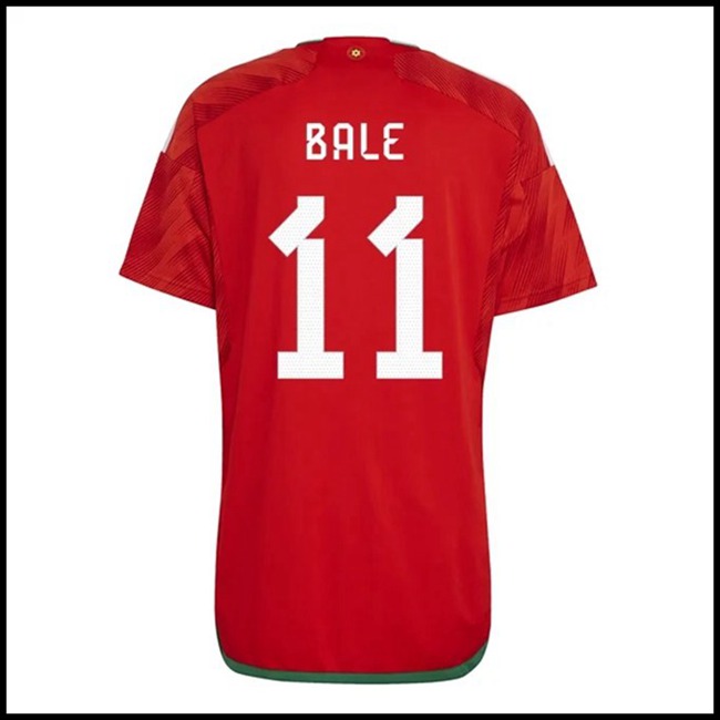 Nogometni Dres Wales BALE #11 Domaći Komplet Svjetsko Prvenstvo 2022